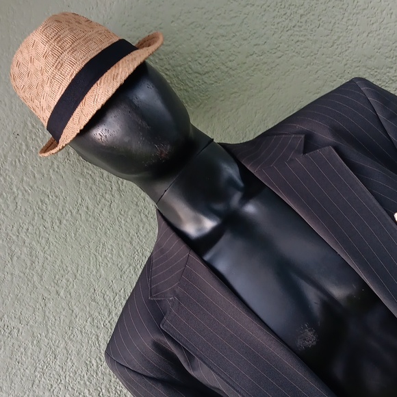 JOHN L. BLAIR (USA) MEN'S VINTAGE "PERSONAL CHOICE" PIN-STRIPED LUXURY BLAZER - Picture 16 of 17